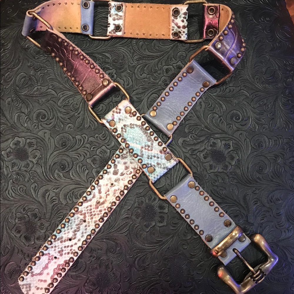 Leatherock cowhide belt. Handmade in the USA!